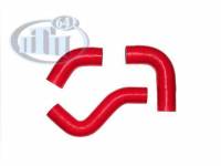 Патрубки радиатора для а/м УАЗ 3160 с дв. ЗМЗ 409 ЕВРО 4 (к-т 3 шт.), красные (3163-1303010/28/31601-22)